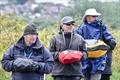 Walking the control area - DF65 National Championship at Barton's Point &copy; Dave Budden