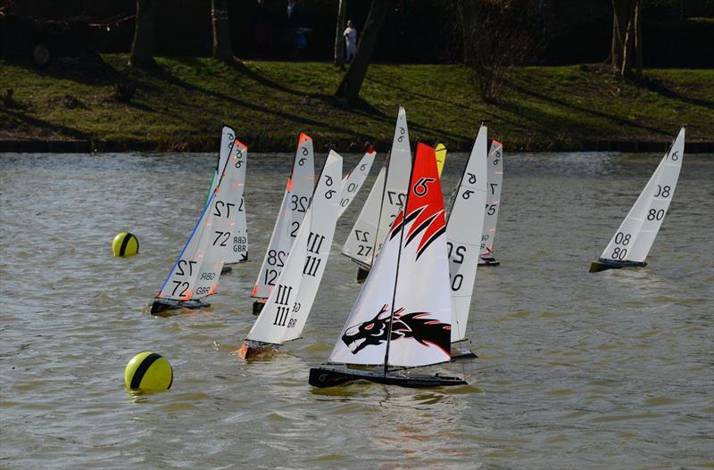 Dragon Force 65 Model Yachts at Woking photo copyright David Adam taken at Woking Model Yacht Club and featuring the  class