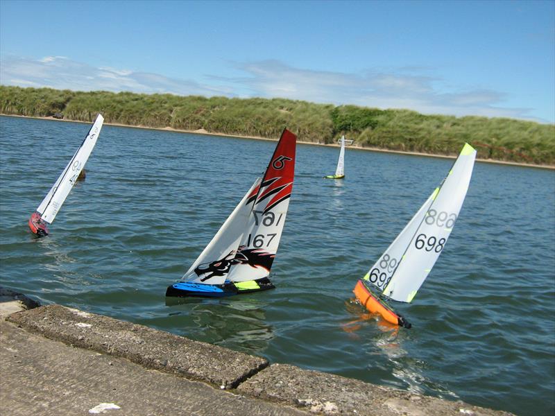 Dragon Force 65 Saturday Summer Series 4 at Fleetwood photo copyright Tony Wilson taken at Fleetwood Model Yacht Club and featuring the RG65 class