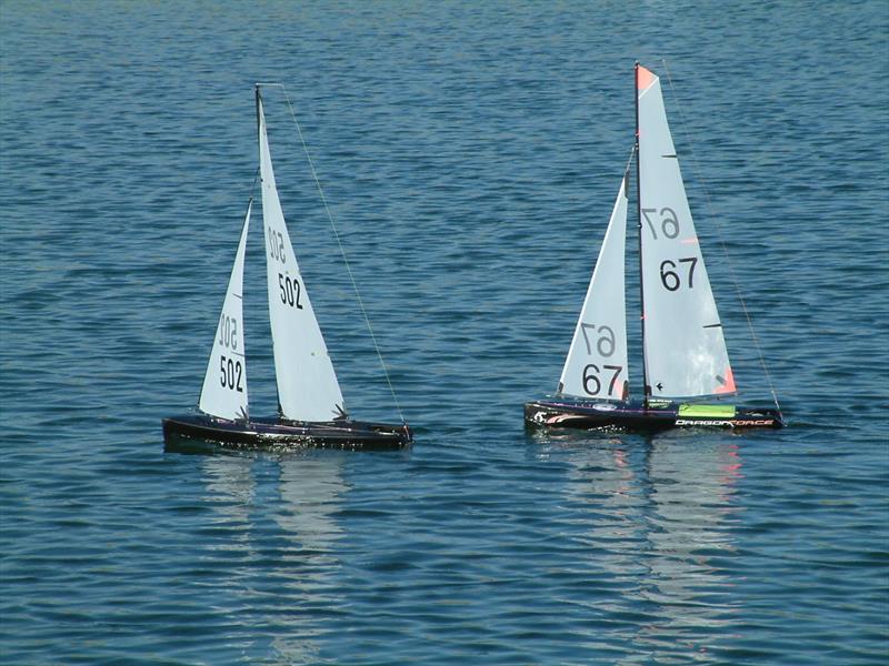 Dragon Force 65 Saturday Summer Series final day photo copyright Tony Wilson taken at Fleetwood Model Yacht Club and featuring the RG65 class