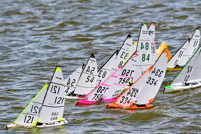 Just after a start - DF65 National Championship at Barton's Point photo copyright Dave Budden taken at East Kent Radio Sailing Club and featuring the RG65 class