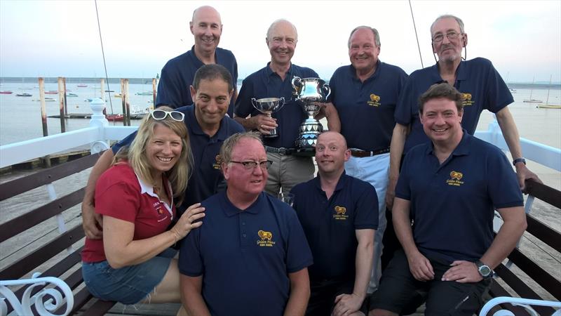 Michael Wheeler's team on Golden Fleece win the EAORA Houghton Cup photo copyright Michael Wheeler taken at Royal Burnham Yacht Club and featuring the EAORA class
