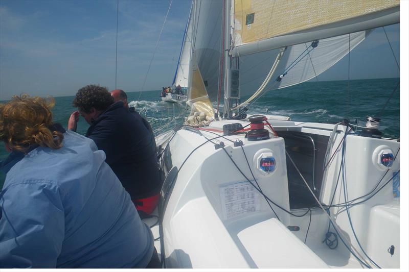 Tony and Chuffy Merewether's Sun Fast 3200 Amazon during the EAORA Offshore Regatta photo copyright Tony Merewether taken at  and featuring the EAORA class