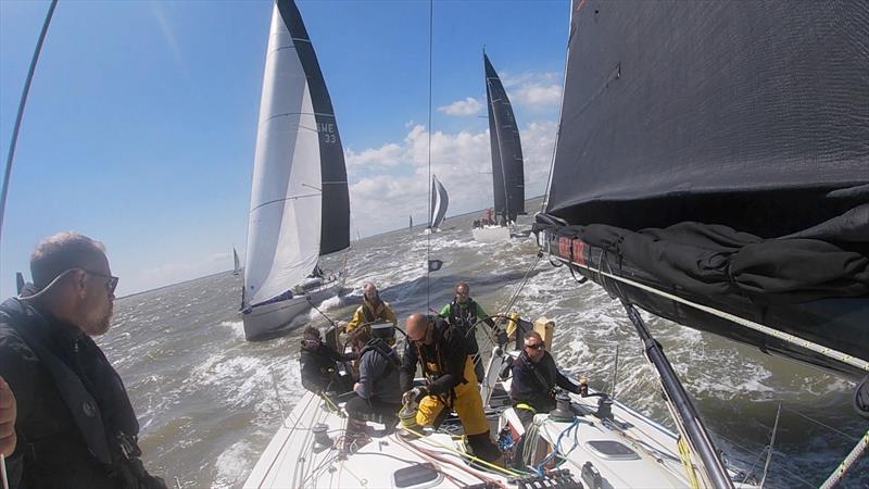 Warrior during the EAORA North Sea Race photo copyright Simon Farren taken at Royal Ocean Racing Club and featuring the EAORA class