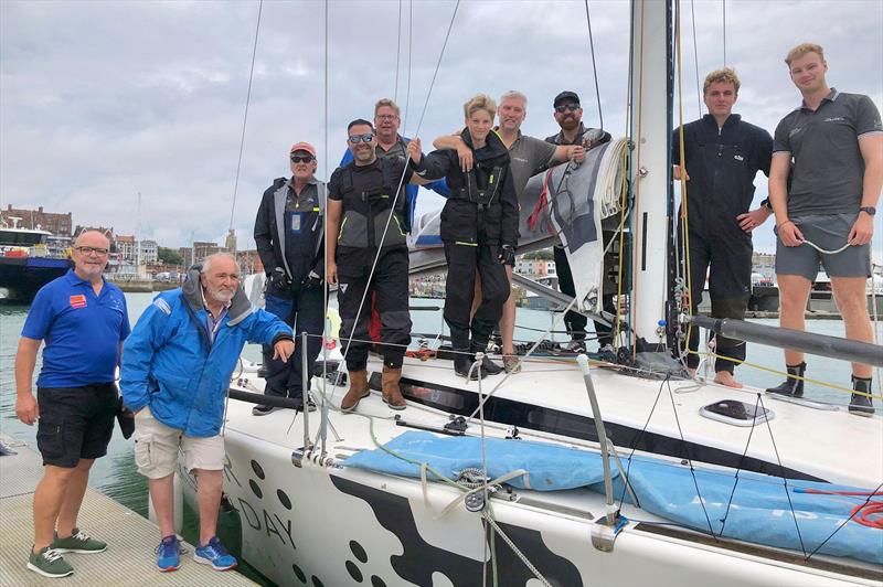 'Assassin' - EAORA Round the Goodwins Race photo copyright Karen Cox taken at Royal Temple Yacht Club and featuring the EAORA class