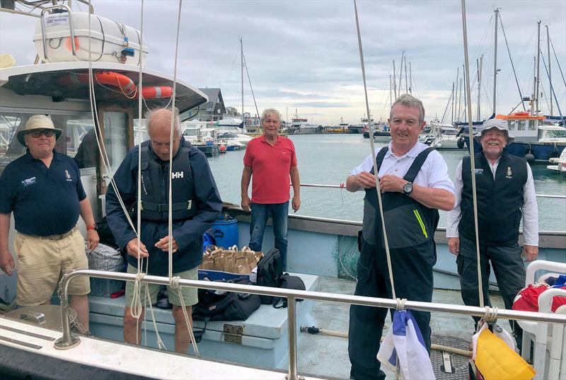 Ramsgate Week Committee Boat team - EAORA Round the Goodwins Race photo copyright Karen Cox taken at Royal Temple Yacht Club and featuring the EAORA class