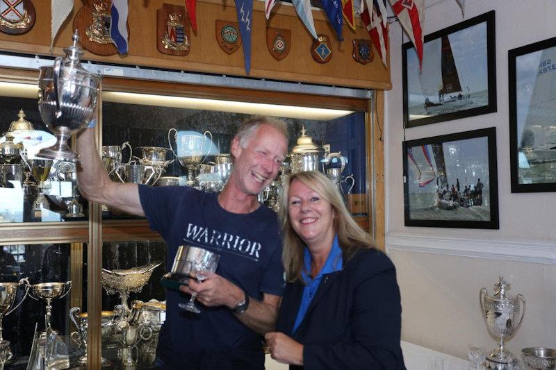'Warrior', winner - EAORA Round the Goodwins Race photo copyright Chris Cox taken at Royal Temple Yacht Club and featuring the EAORA class