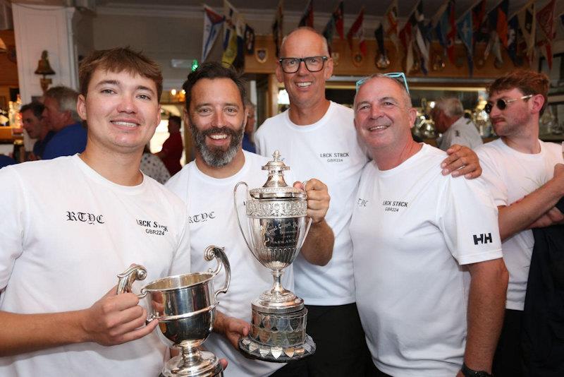 Simon Northrop and crew, overall winners - EAORA Round the Goodwins Race photo copyright Chris Cox taken at Royal Temple Yacht Club and featuring the EAORA class