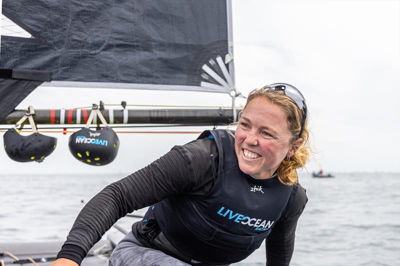 Liv Mackay - Live Ocean Racing's ETF26 skipper  photo copyright Zhik taken at Royal New Zealand Yacht Squadron and featuring the  class