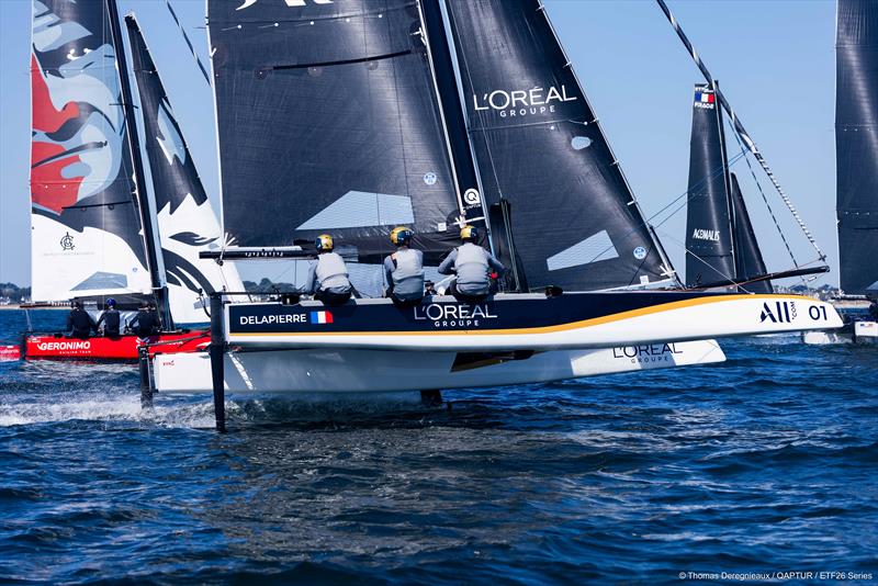 SailGP teams train in Quiberon on ETF26s - photo © Thomas Deregnieaux / QAPTUR