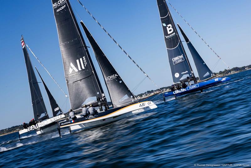SailGP teams train in Quiberon on ETF26s - photo © Thomas Deregnieaux / QAPTUR