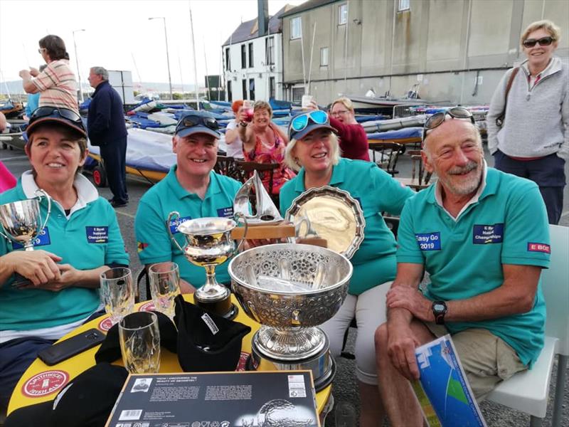 Easy Go win the E-Boat National Championships 2019 photo copyright CYBC taken at Clontarf Yacht & Boat Club and featuring the E-Boat class