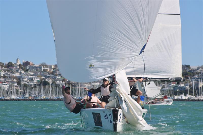 Yachting Developments Ltd New Zealand Match Racing Chamionships - Day 2 photo copyright Andrew Delves taken at Royal New Zealand Yacht Squadron and featuring the Elliott 6m class