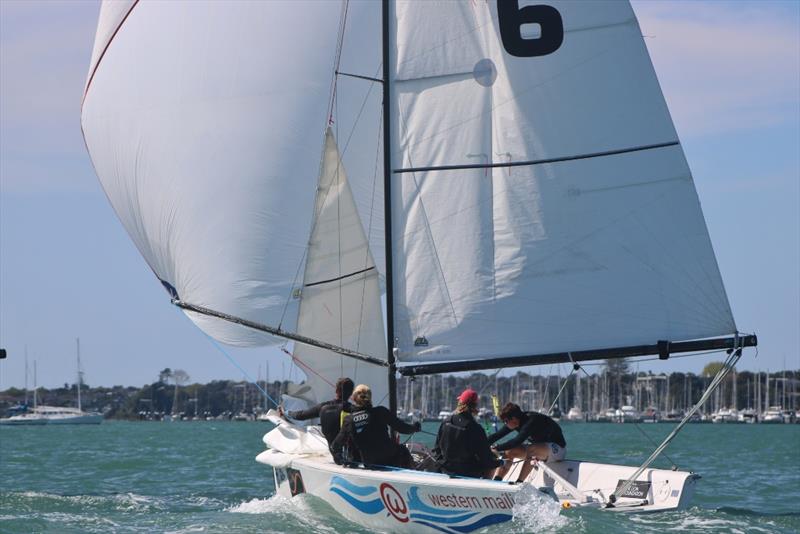 Yachting Developments Ltd New Zealand Match Racing Chamionships - Day 2 photo copyright Andrew Delves taken at Royal New Zealand Yacht Squadron and featuring the Elliott 6m class