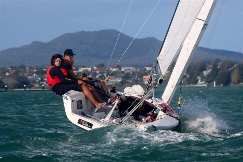 Yachting Developments Ltd New Zealand Match Racing Championships - Day 3 photo copyright Andrew Delves taken at Royal New Zealand Yacht Squadron and featuring the Elliott 6m class
