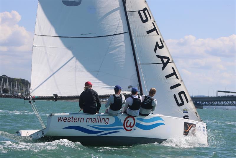 Yachting Developments Ltd New Zealand Match Racing Championships - Day 3 photo copyright Andrew Delves taken at Royal New Zealand Yacht Squadron and featuring the Elliott 6m class