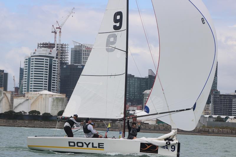 - Day 4, Yachting Developments NZ Match Racing Championships  photo copyright Andrew Delves taken at Royal New Zealand Yacht Squadron and featuring the Elliott 6m class