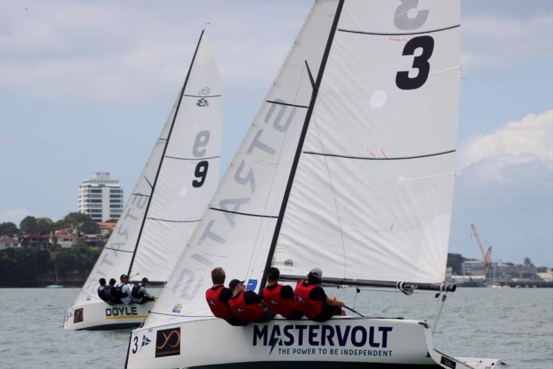 - Day 4, Yachting Developments NZ Match Racing Championships  photo copyright Andrew Delves taken at Royal New Zealand Yacht Squadron and featuring the Elliott 6m class