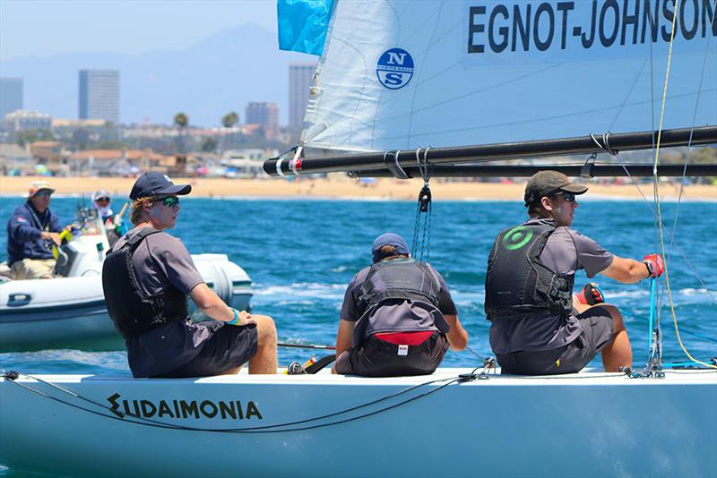 Nick Egnot-Johnson - Governor's Cup Final - Day 5, July 20, 2019 photo copyright Andrew Delves taken at Balboa Yacht Club and featuring the Elliott 6m class