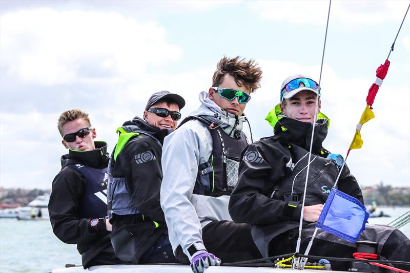 Robbie McCutheon - Day 2 - Yachting Developments Ltd New Zealand Match Racing Championships - October 4, 2019  photo copyright Andrew Delves taken at Royal New Zealand Yacht Squadron and featuring the Elliott 6m class