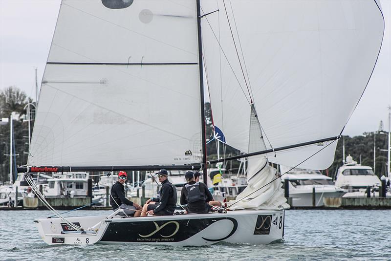 Knots Racing - Yachting Development NZMRC Finals Day  photo copyright Andrew Delves taken at Royal New Zealand Yacht Squadron and featuring the Elliott 6m class