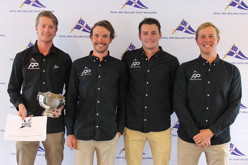Knots Racing with the Winners Trophy - Yachting Development NZMRC Finals Day  photo copyright Andrew Delves taken at Royal New Zealand Yacht Squadron and featuring the Elliott 6m class