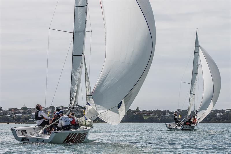 Vento Racing v Corbett Semi Final - Yachting Development NZMRC Finals Day  photo copyright Andrew Delves taken at Royal New Zealand Yacht Squadron and featuring the Elliott 6m class