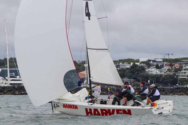 Day 3 - 2020 Harken Youth International Match Racing Cup - February 22, 2020 - Royal NZ Yacht Squadron, Auckland NZ - photo © Andrew Delves