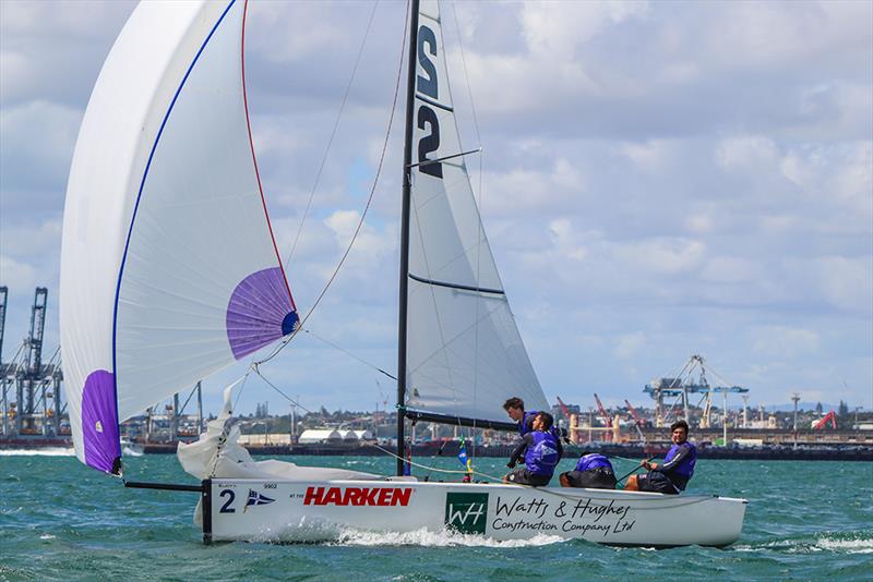 James Hodgson photo copyright Andrew Delves taken at Royal New Zealand Yacht Squadron and featuring the Elliott 6m class