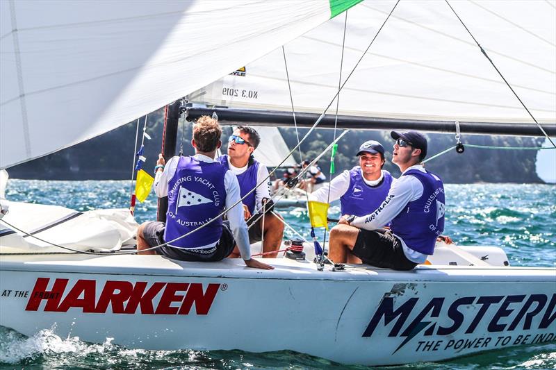 Harken Youth Match Racing World Championship - Day 2 - February 28, 2020 - Waitemata Harbour - photo © Andrew Delves