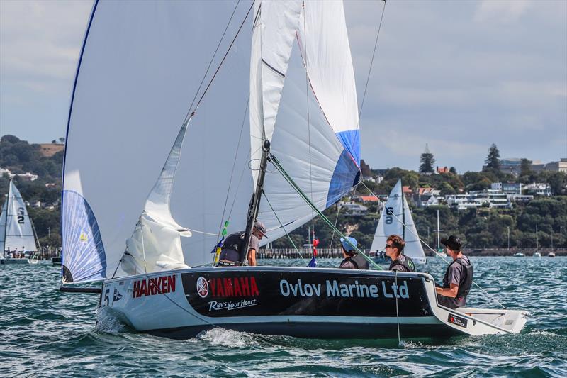 Harken Youth Match Racing World Championship - Day 2 - February 28, 2020 - Waitemata Harbour photo copyright Andrew Delves taken at Royal New Zealand Yacht Squadron and featuring the Elliott 6m class