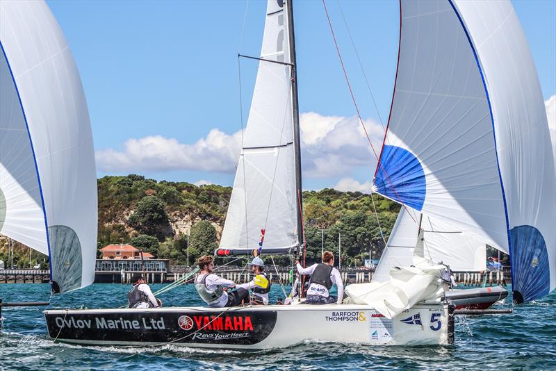 Harken Youth Match Racing World Championship - Day 2 - February 28, 2020 - Waitemata Harbour photo copyright Andrew Delves taken at Royal New Zealand Yacht Squadron and featuring the Elliott 6m class