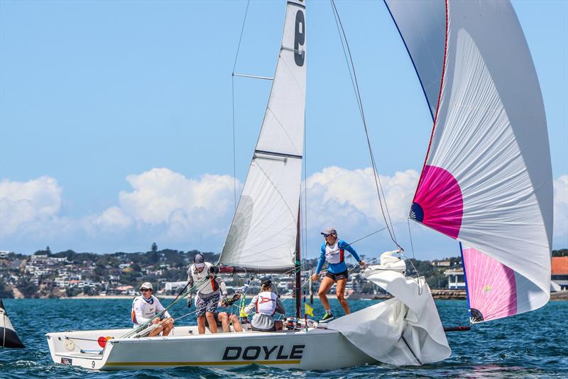 Harken Youth Match Racing World Championship - Day 2 - February 28, 2020 - Waitemata Harbour - photo © Andrew Delves