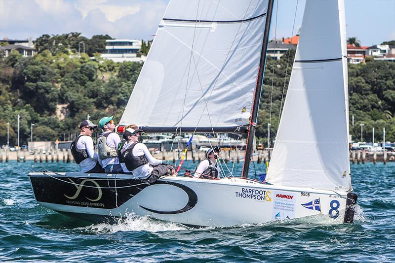 Ted Blowers (GBR) photo copyright Andrew Delves taken at Royal New Zealand Yacht Squadron and featuring the Elliott 6m class