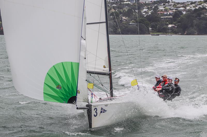 Egnot-Johnson - Yachting Developments NZ Match Racing Championships, October 2020 photo copyright Andrew Delves taken at Royal New Zealand Yacht Squadron and featuring the Elliott 6m class