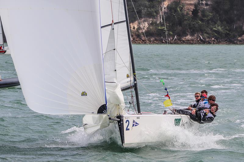 Robbie McCutcheon - Yachting Developments NZ Match Racing Championships, October 2020 photo copyright Andrew Delves taken at Royal New Zealand Yacht Squadron and featuring the Elliott 6m class