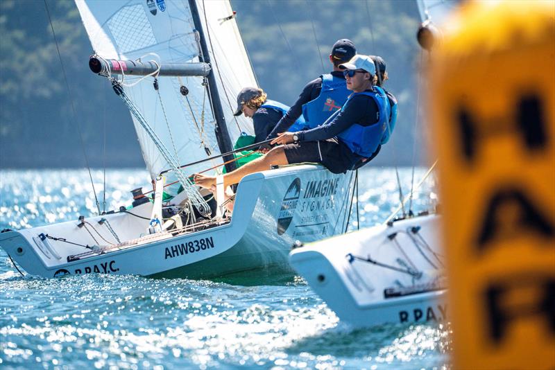 Racing is always close and competitive photo copyright Alex Dare taken at Royal Prince Alfred Yacht Club and featuring the Elliott 6m class