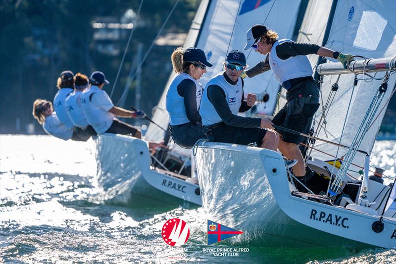 Rohan Langford's Derwent Sailing Squadron team finished fourth overall - SAILING Champions League – Asia Pacific Final photo copyright Harry Fisher, Down Under Sail taken at Royal Prince Alfred Yacht Club and featuring the Elliott 6m class