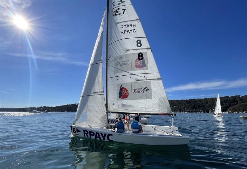 RPAYC SheSails Training Regatta photo copyright Brendan Rourke taken at Royal Prince Alfred Yacht Club and featuring the Elliott 7 class