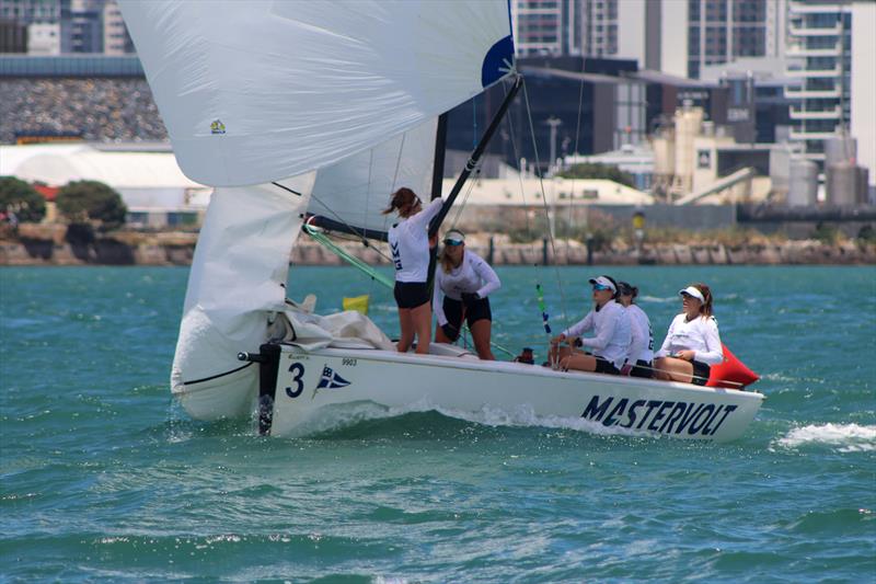 Harken NZ NZ Match Racing Championship - Royal NZ Yacht Squadron - Day 1, January 21, 2022 photo copyright RNZYS Media taken at Royal New Zealand Yacht Squadron and featuring the Elliott 7 class