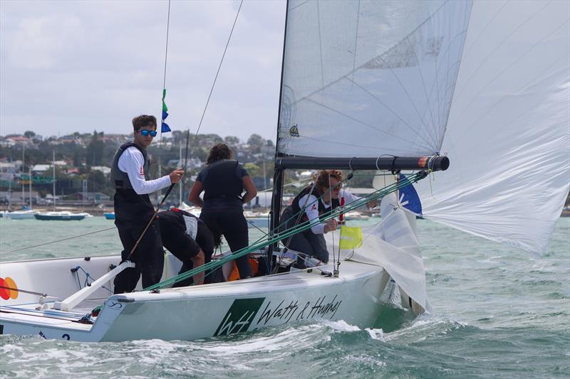 Harken NZ NZ Match Racing Championship - Royal NZ Yacht Squadron - Day 1, January 21, 2022 photo copyright RNZYS Media taken at Royal New Zealand Yacht Squadron and featuring the Elliott 7 class