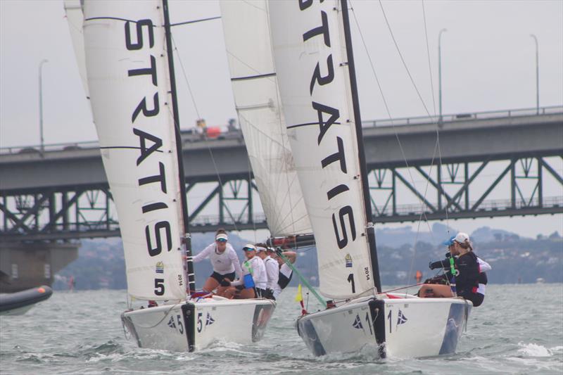 Harken NZ NZ Match Racing Championship - Royal NZ Yacht Squadron - Day 4, January 24, 2022 photo copyright RNZYS Media taken at Royal New Zealand Yacht Squadron and featuring the Elliott 7 class