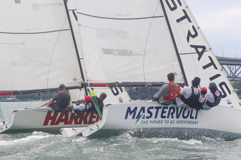 Harken NZ NZ Match Racing Championship - Royal NZ Yacht Squadron - January 22-24, 2022 photo copyright RNZYS Media taken at Royal New Zealand Yacht Squadron and featuring the Elliott 7 class