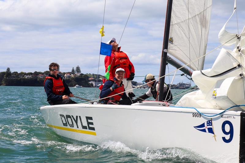 Harken New Zealand Match Racing Championships - RNZYS - October 2022 photo copyright RNZYS Media taken at Royal New Zealand Yacht Squadron and featuring the Elliott 7 class