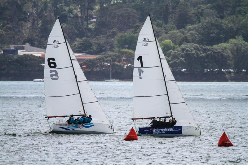 Barfoot & Thompson Women's World Match Racing Championships - Day 3 - November 12, 2022 - Auckland photo copyright Richard Gladwell - Sail-World.com/nz taken at Royal New Zealand Yacht Squadron and featuring the Elliott 7 class