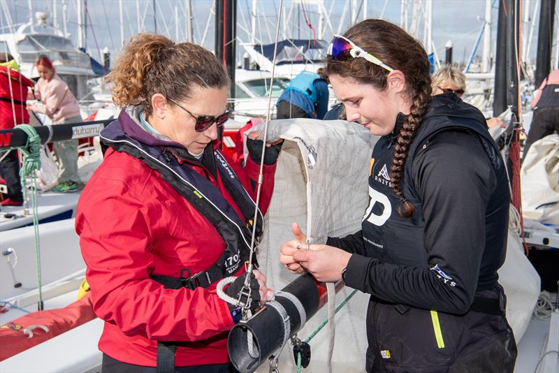 Inaugural RNZYS Women's Day Out - August 2023 photo copyright RNZYS Media taken at Royal New Zealand Yacht Squadron and featuring the Elliott 7 class