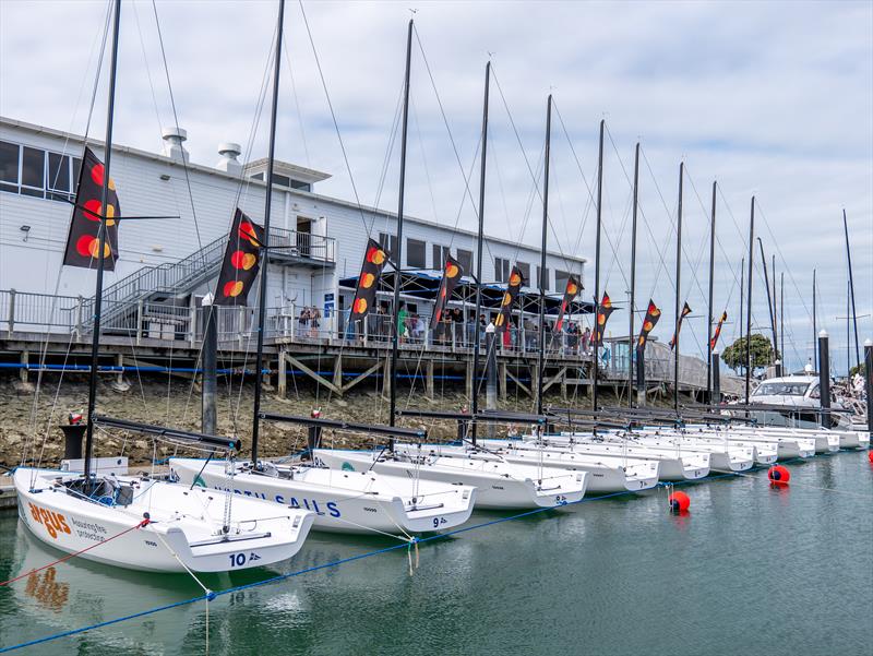 Royal New Zealand Yacht Squadron and Emirates Team New Zealand launch brand new Elliott 7 Fleet photo copyright James Somerset / Emirates Team New Zealand taken at Royal New Zealand Yacht Squadron and featuring the Elliott 7 class