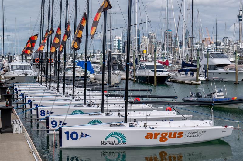 Royal New Zealand Yacht Squadron and Emirates Team New Zealand launch brand new Elliott 7 Fleet photo copyright James Somerset / Emirates Team New Zealand taken at Royal New Zealand Yacht Squadron and featuring the Elliott 7 class