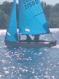 Paul and Ria during the Enterprise Open at Midland Sailing Club