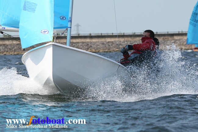 Sunshine & breeze for the first day of the Enterprise Inlands at Burton photo copyright Mike Shaw / www.fotoboat.com taken at Burton Sailing Club and featuring the Enterprise class